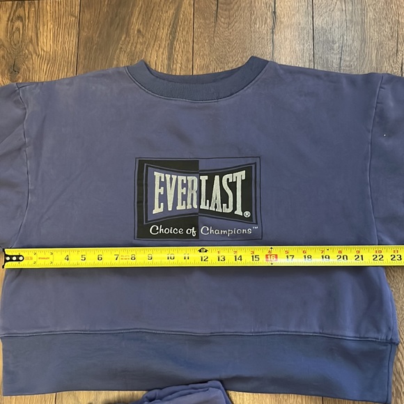 Vintage Everlast choice of champions matching set cropped sweater and sweats - Picture 3 of 10